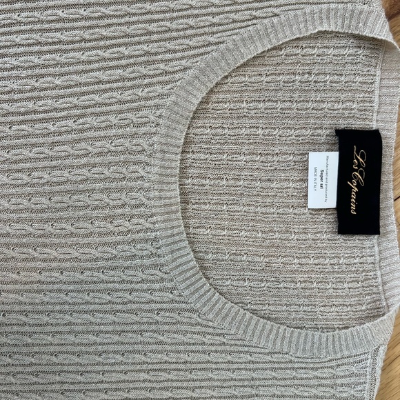 Les Copains cable knit gold sweater size large. Made in Italy - Picture 5 of 15